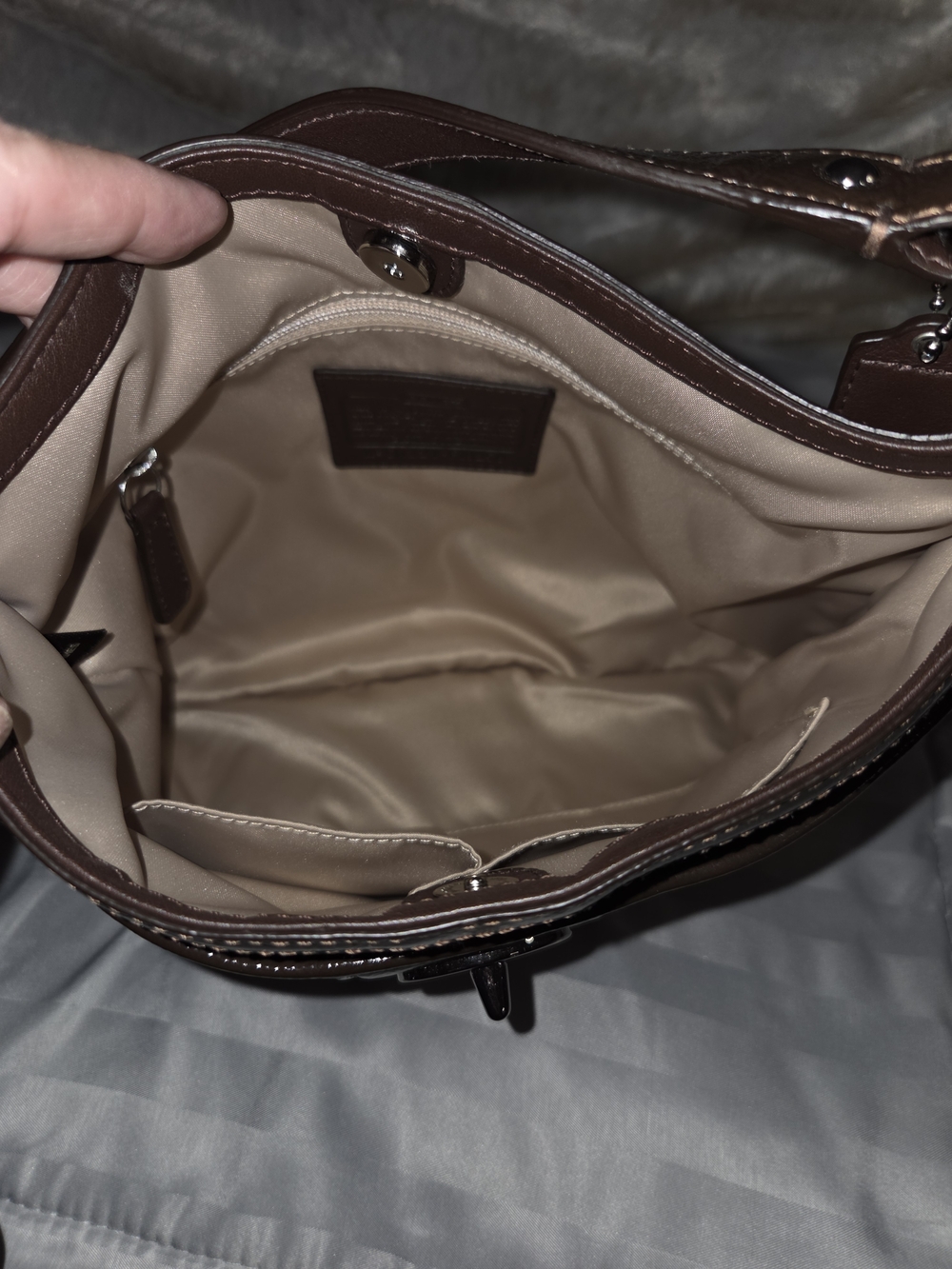 Coach Penelope Signature Hippie Crossbody Bag - Picture 10 of 15